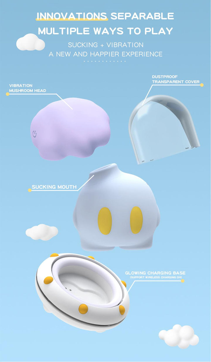 yunduoduo cloud Suction & Vibration Pleasure Toy - Rock Candy