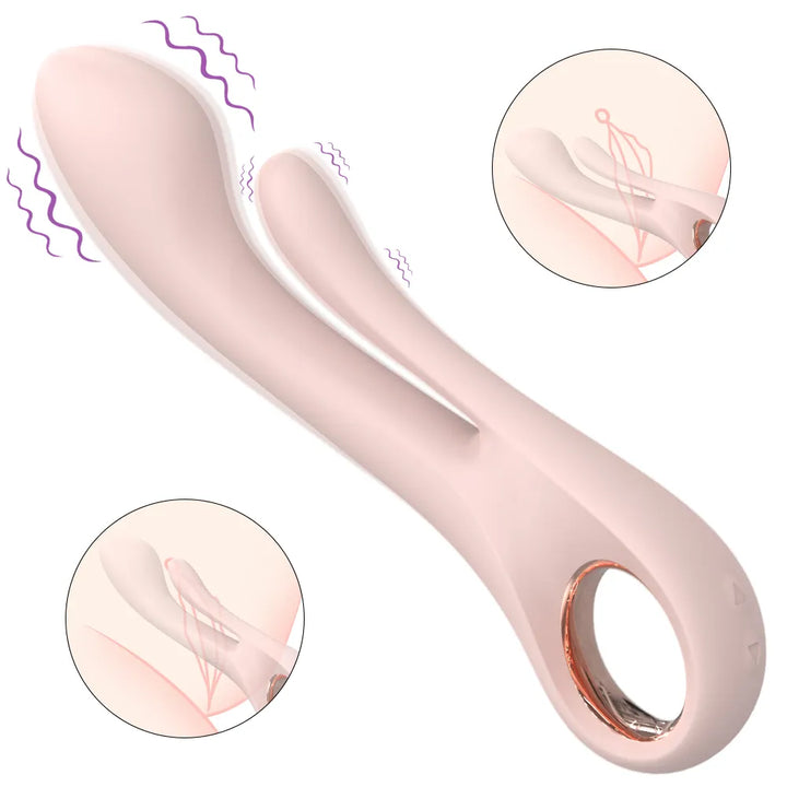 Patented Dual-Vibration G-Spot Rabbit Vibrator for Couples - Rock Candy