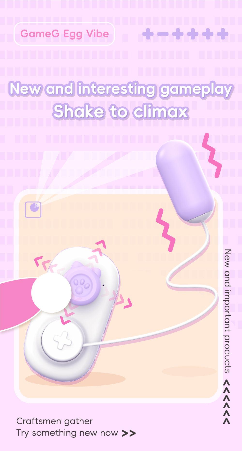 Game G - palm - sized remote - controlled vibrating adult toy - Rock Candy