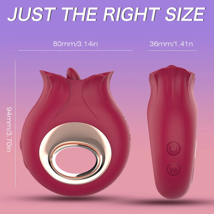 Rose Tongue Vibrator – Real Lick, Real Pleasure - Rock Candy