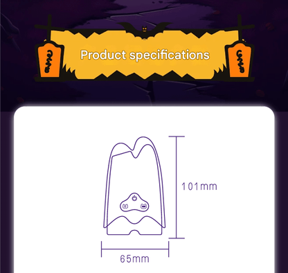 Ghost Halloween limited edition vibrating and sucking sex toy - Rock Candy