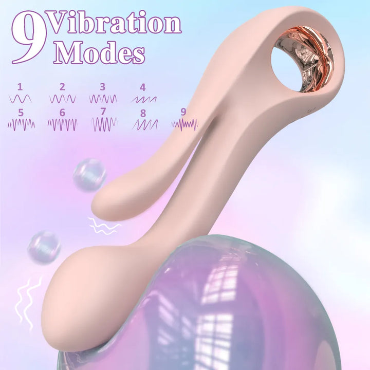 Patented Dual-Vibration G-Spot Rabbit Vibrator for Couples - Rock Candy