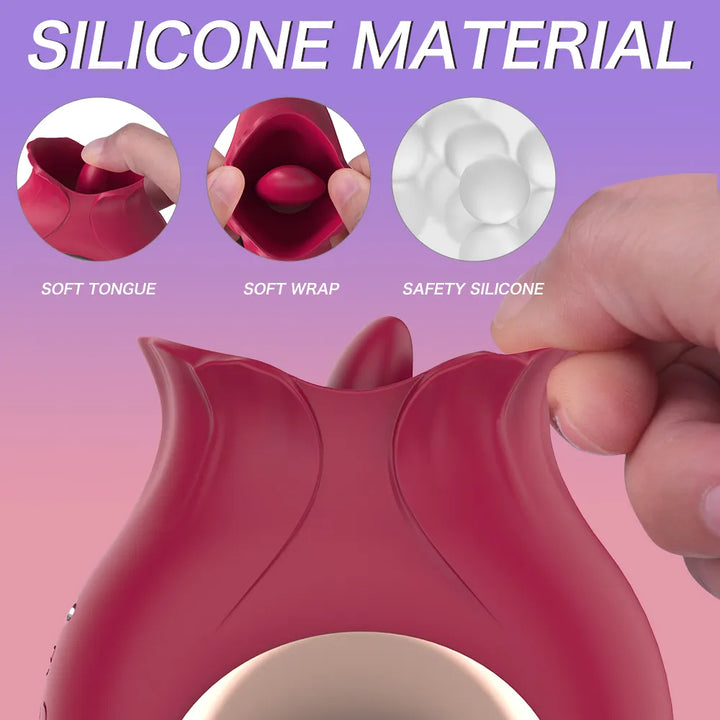 Rose Tongue Vibrator – Real Lick, Real Pleasure - Rock Candy