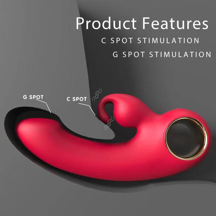 Mini Fingering Rabbit Vibrator with Finger Ring - Rock Candy