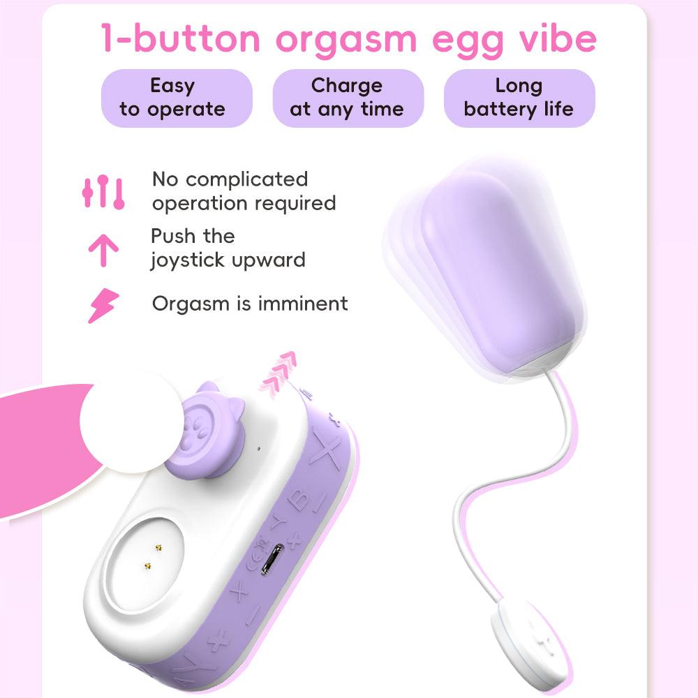 Game G - palm - sized remote - controlled vibrating adult toy - Rock Candy