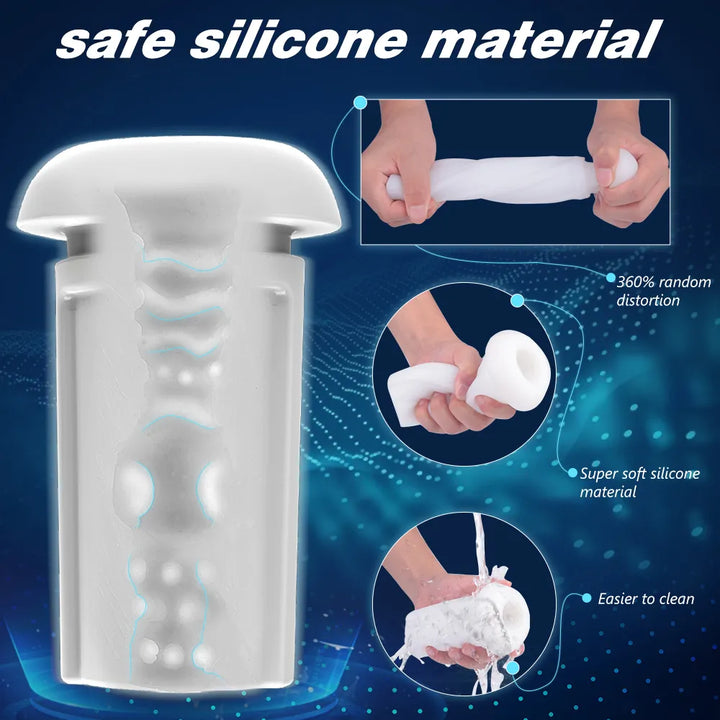 Magneto-Style Male Masturbator Suction Toy For Men - Rock Candy