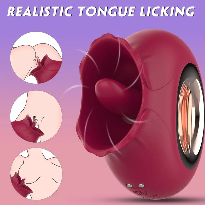 Rose Tongue Vibrator – Real Lick, Real Pleasure - Rock Candy
