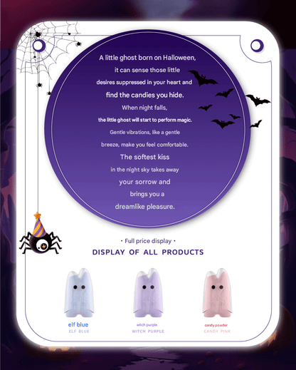 Ghost Halloween limited edition vibrating and sucking sex toy - Rock Candy