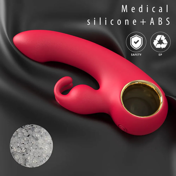 Mini Fingering Rabbit Vibrator with Finger Ring - Rock Candy