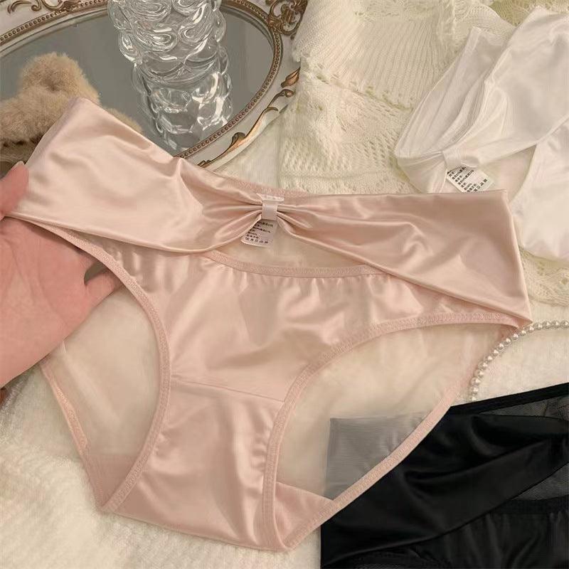 Pink Butterfly Iced Silk Mesh Panties - Rock Candy