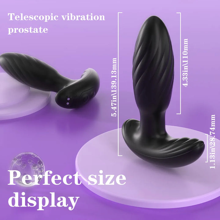 Vibrating Anal Plug For Men - Rock Candy