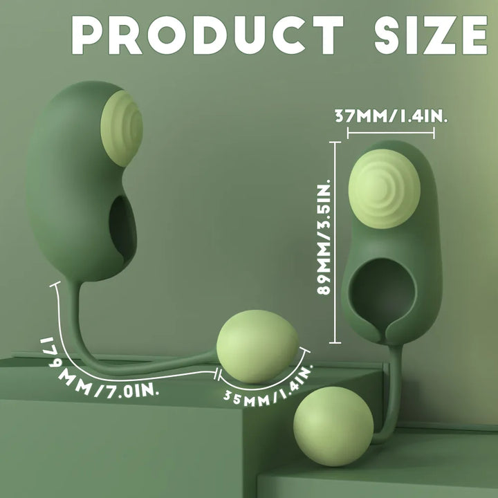 Triple Tease Bean – Flap, Suck & Egg Vibrator - Rock Candy