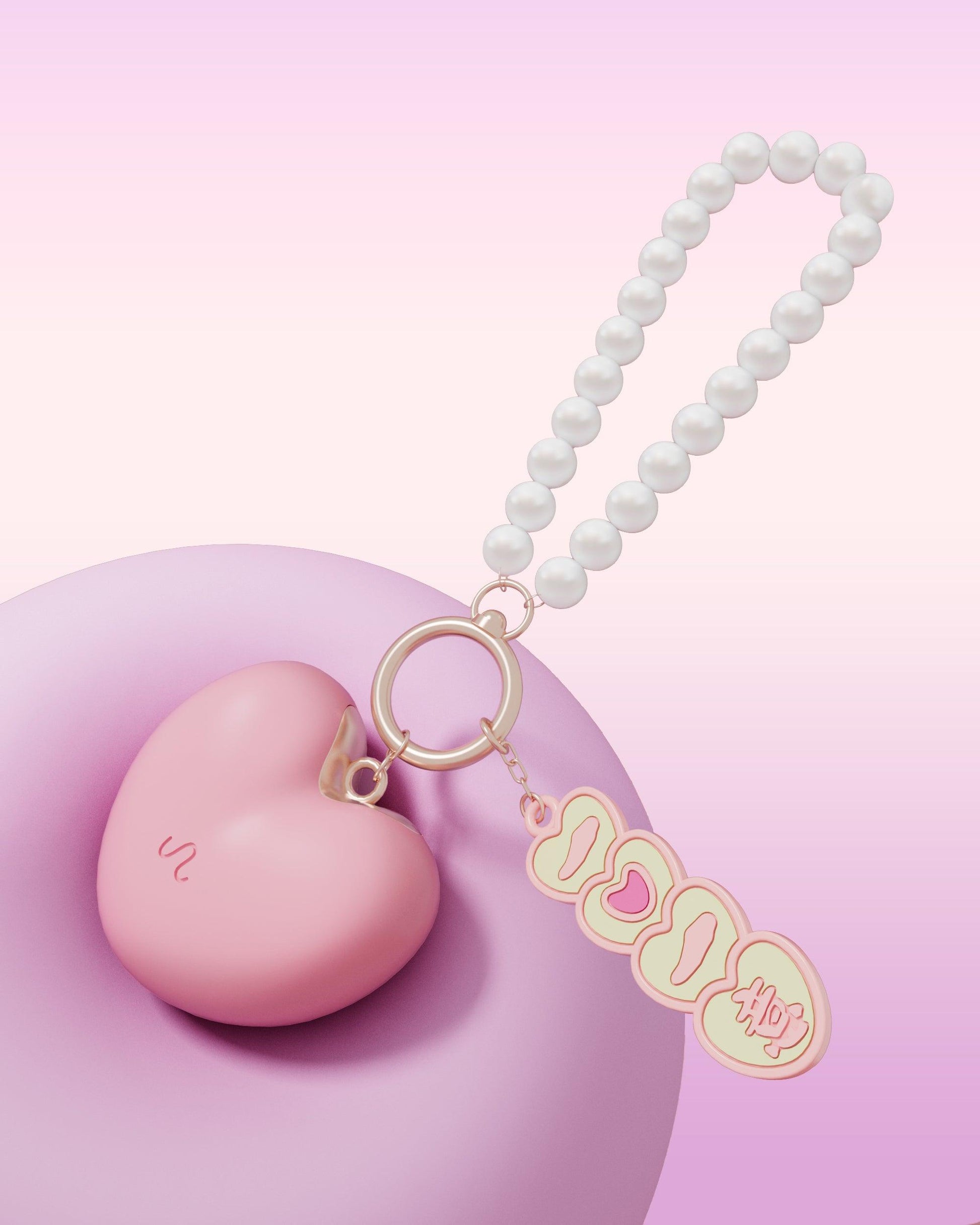 Love - heart - shaped pendant bullet vibrator - Rock Candy