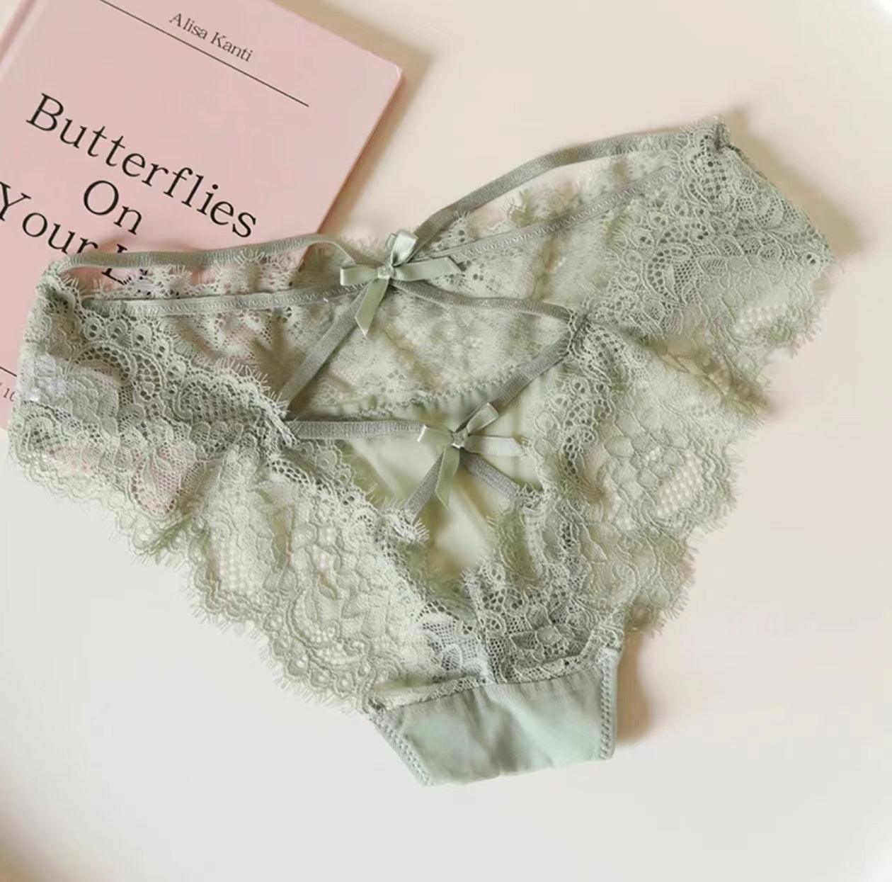 Hip cross thin straps hollow sexy panties - Rock Candy
