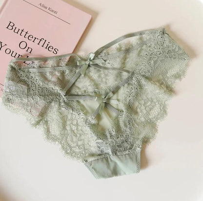 Hip cross thin straps hollow sexy panties - Rock Candy