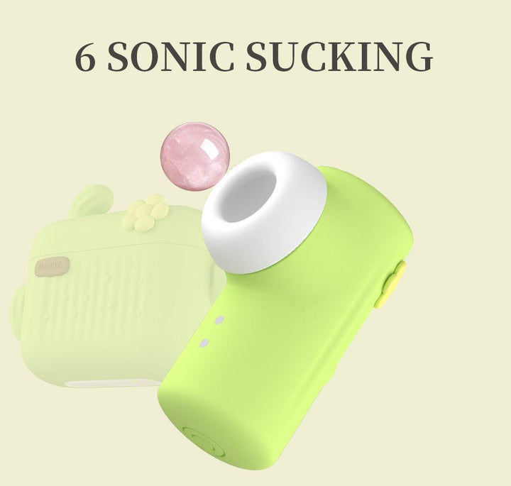 Charging compartment + Dudu suction cactus vibrating egg set - Rock Candy
