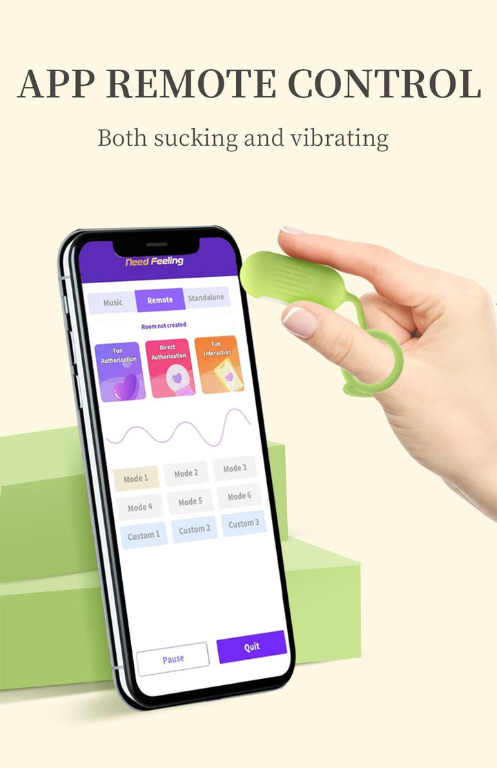 Charging compartment + Dudu suction cactus vibrating egg set - Rock Candy