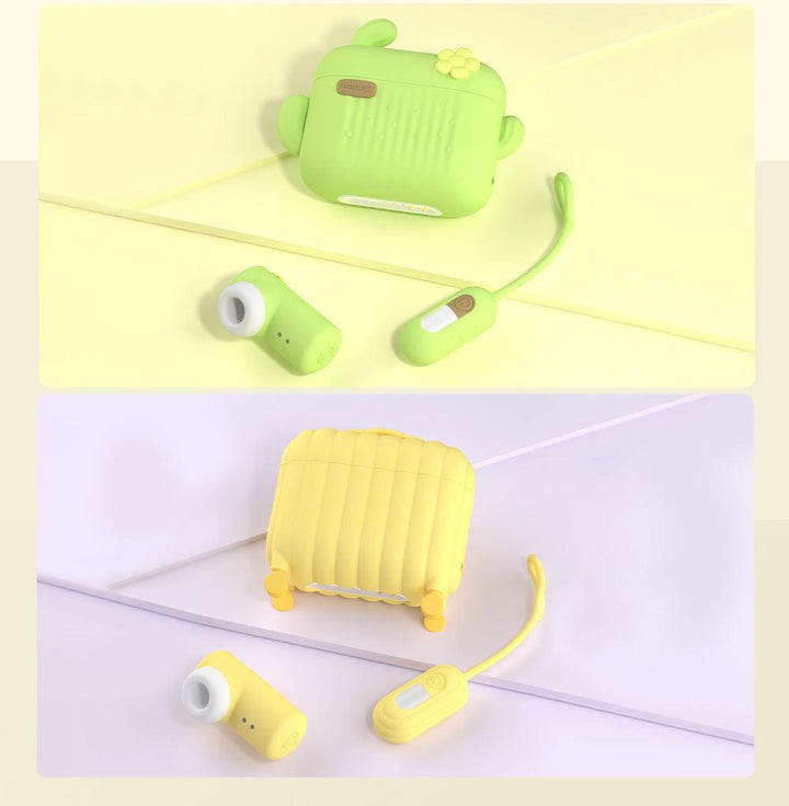 Charging compartment + Dudu suction cactus vibrating egg set - Rock Candy
