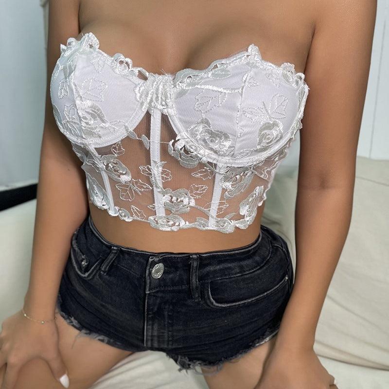 Midnight Rose Bustier - Rock Candy