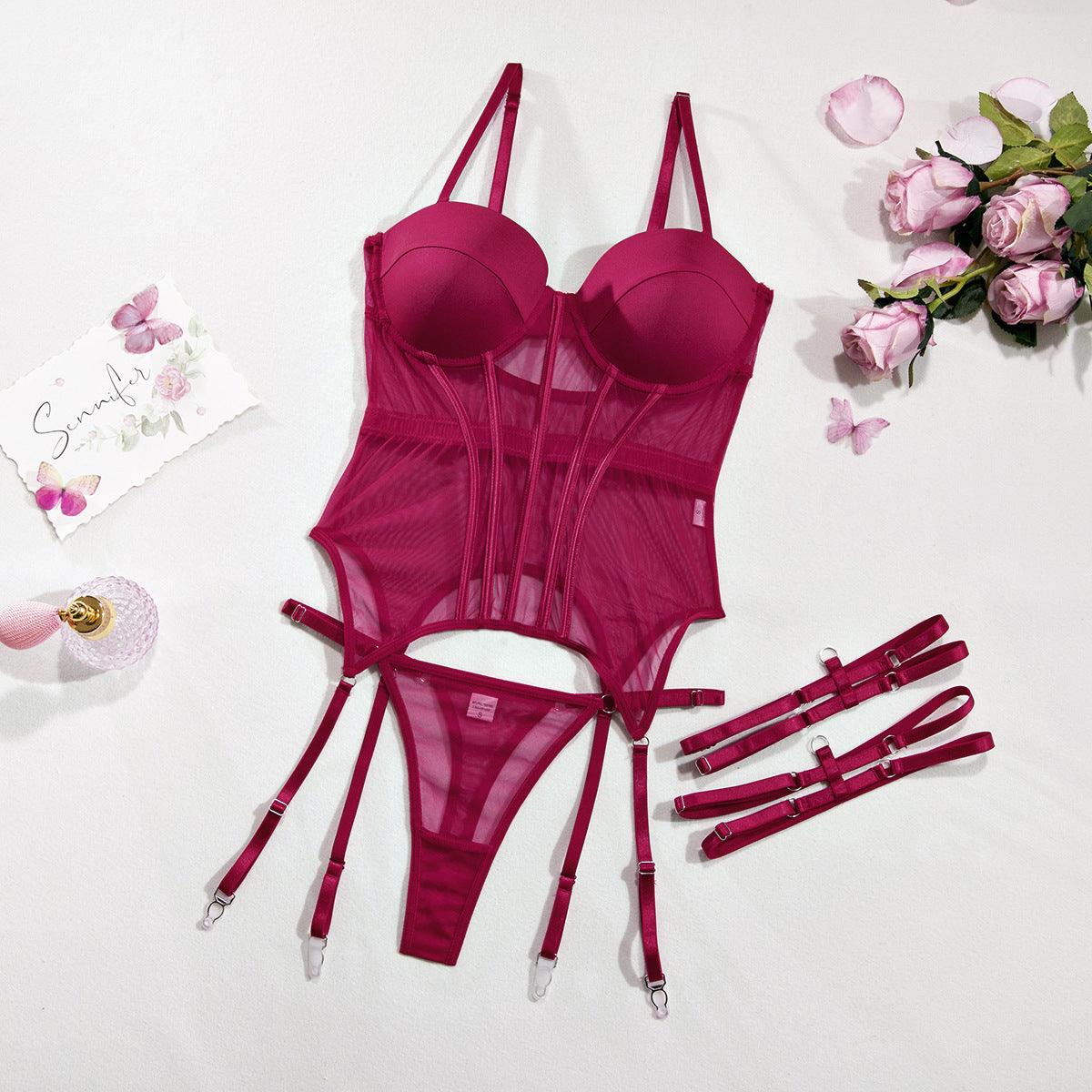 Mesh Corset Lingerie - Rock Candy