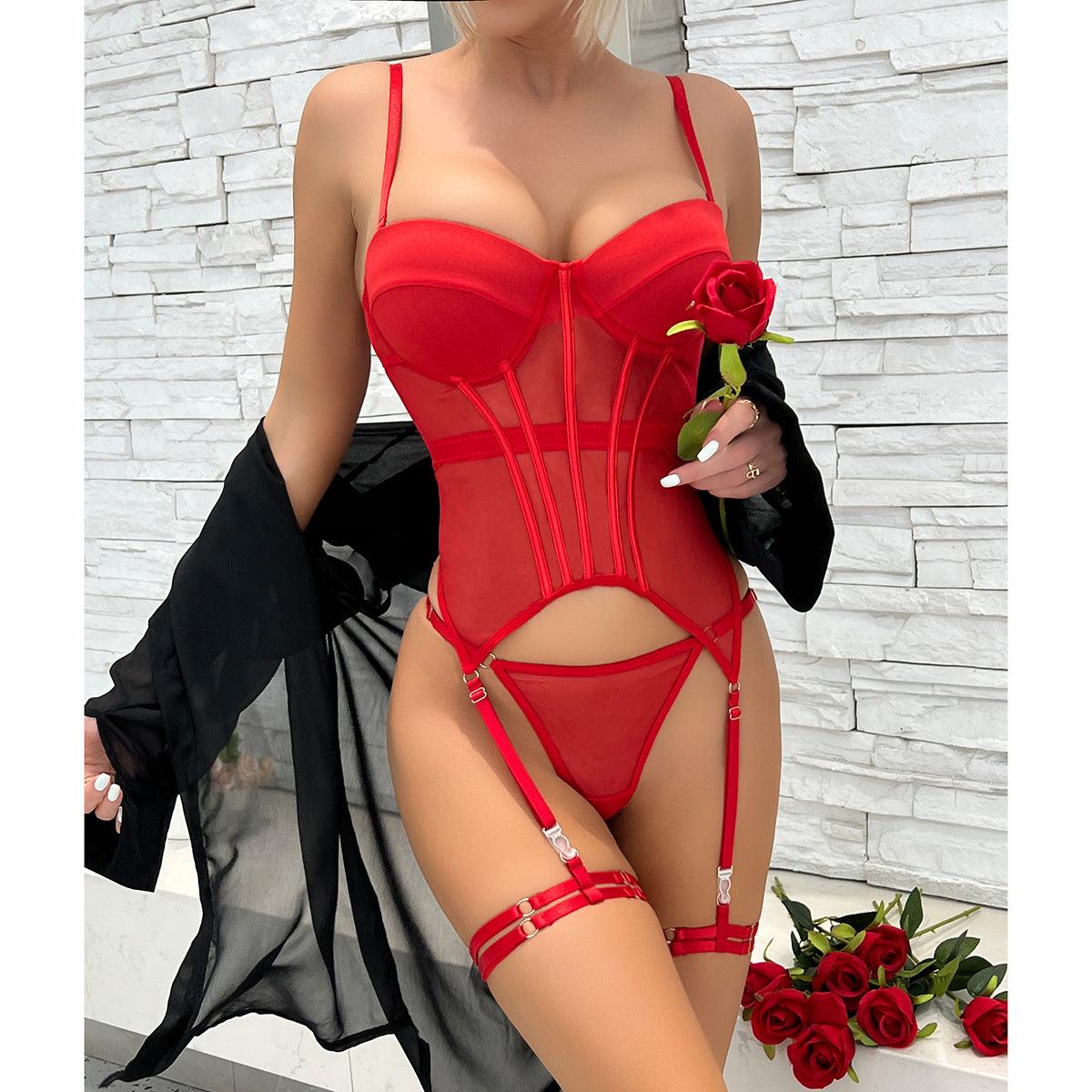 Mesh Corset Lingerie - Rock Candy