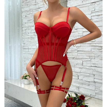 Mesh Corset Lingerie - Rock Candy