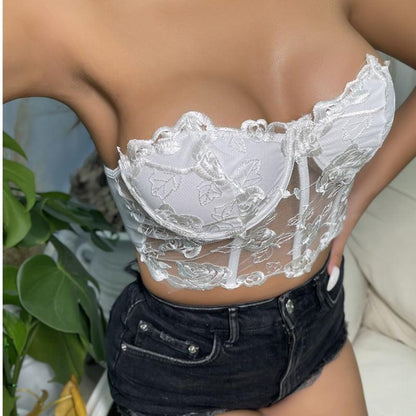 Midnight Rose Bustier - Rock Candy