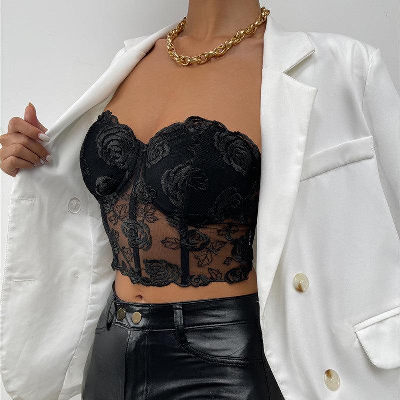 Midnight Rose Bustier - Rock Candy