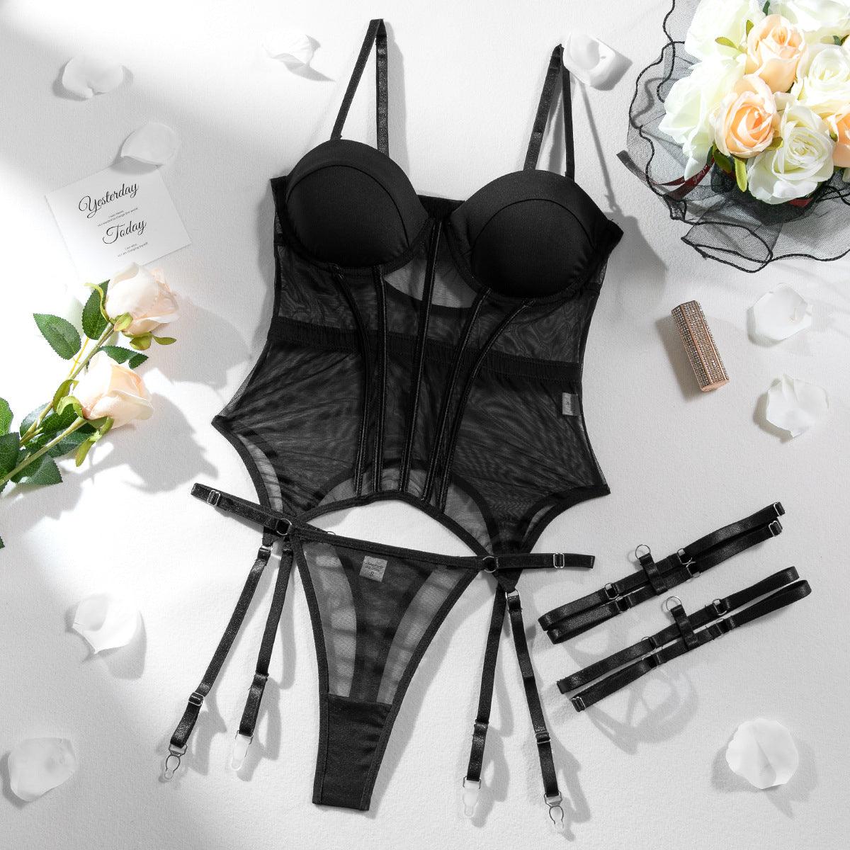 Mesh Corset Lingerie - Rock Candy