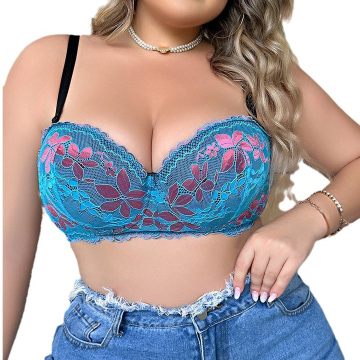Bold Bloom Lace Bra - Rock Candy
