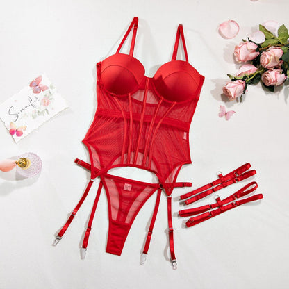 Mesh Corset Lingerie - Rock Candy