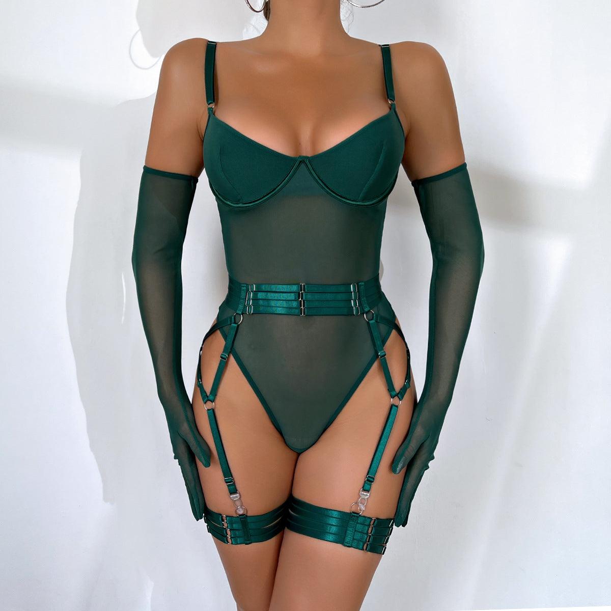Elegance Leg Harness Lingerie - Rock Candy