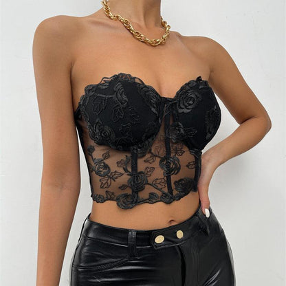 Midnight Rose Bustier - Rock Candy