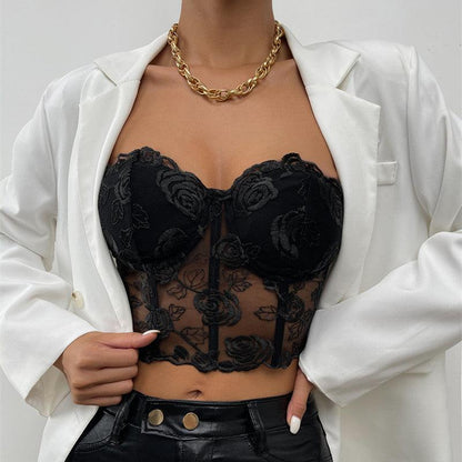 Midnight Rose Bustier - Rock Candy