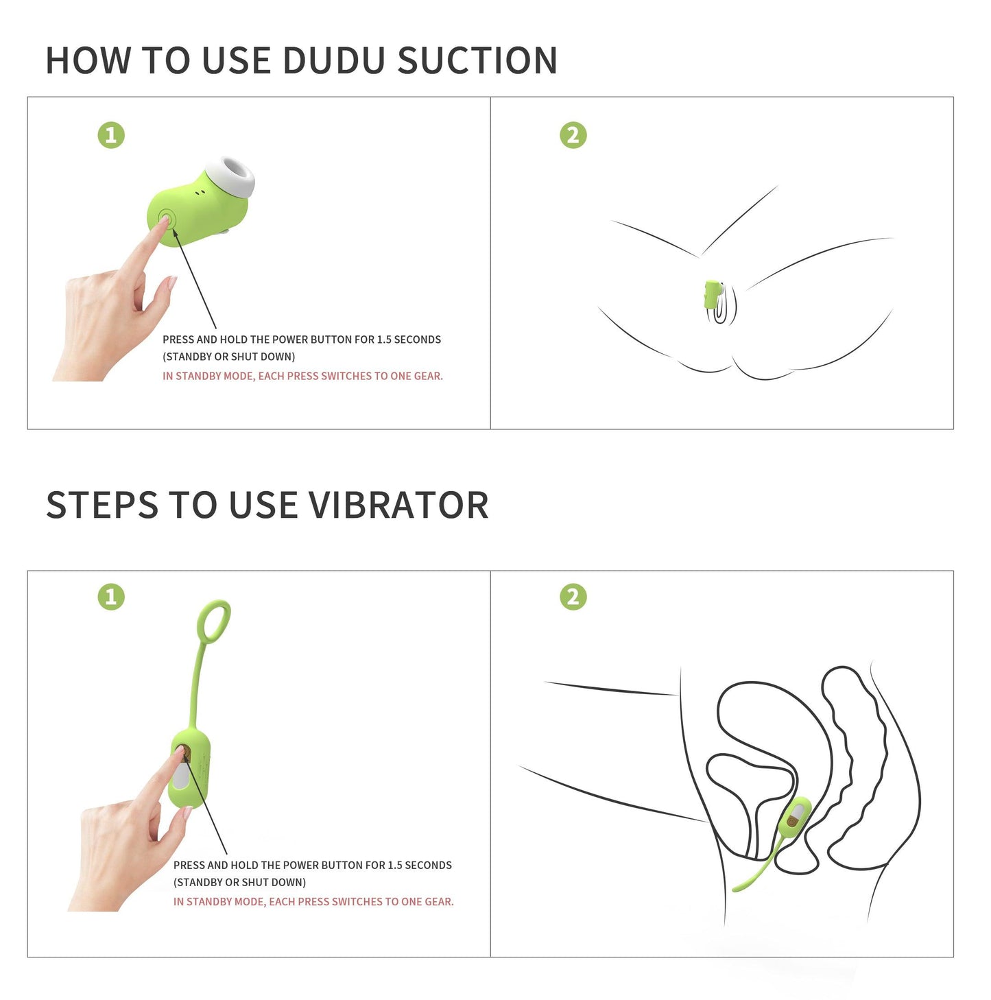 Charging compartment + Dudu suction cactus vibrating egg set - Rock Candy