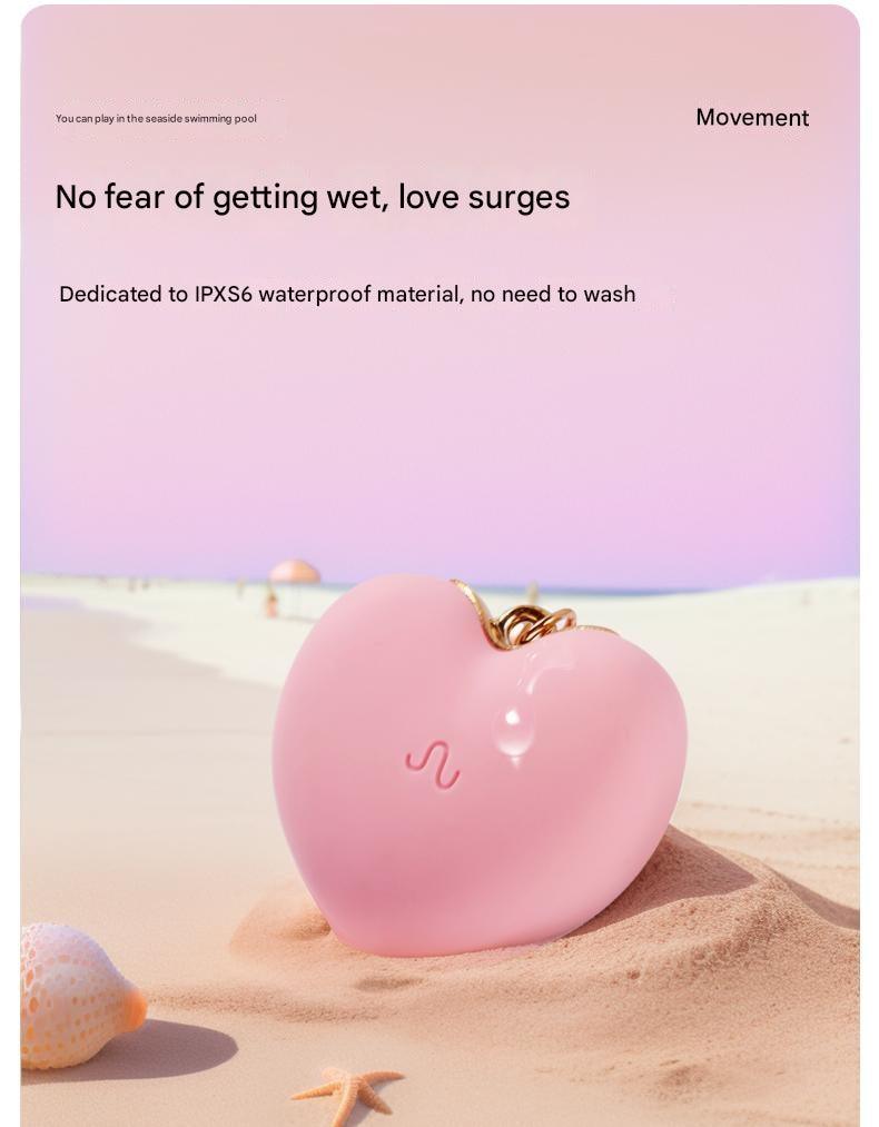 Love - heart - shaped pendant bullet vibrator - Rock Candy