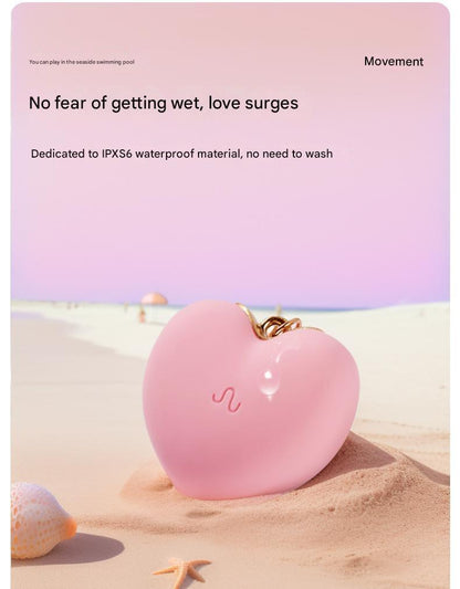 Love - heart - shaped pendant bullet vibrator - Rock Candy