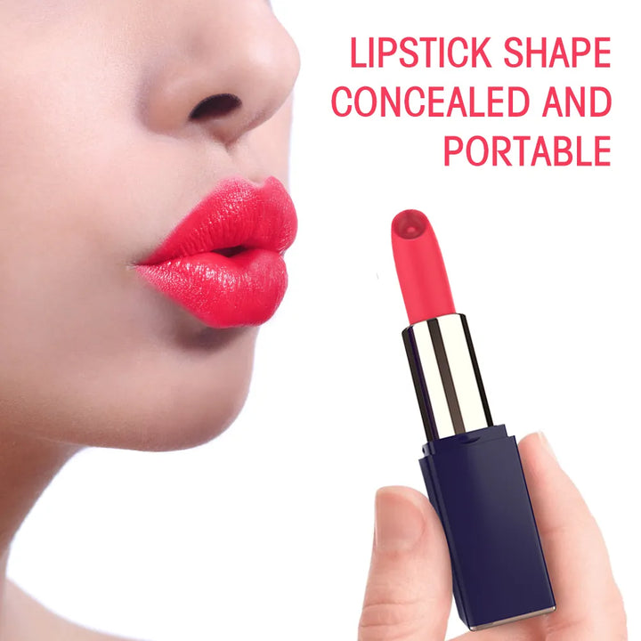 Lipstick-Shaped Vibrator for Clitoral and Nipple Stimulation - Rock Candy