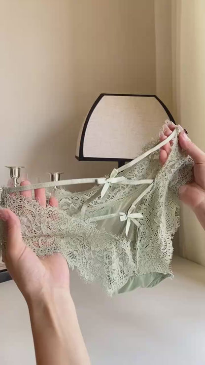 Hip cross thin straps hollow sexy panties